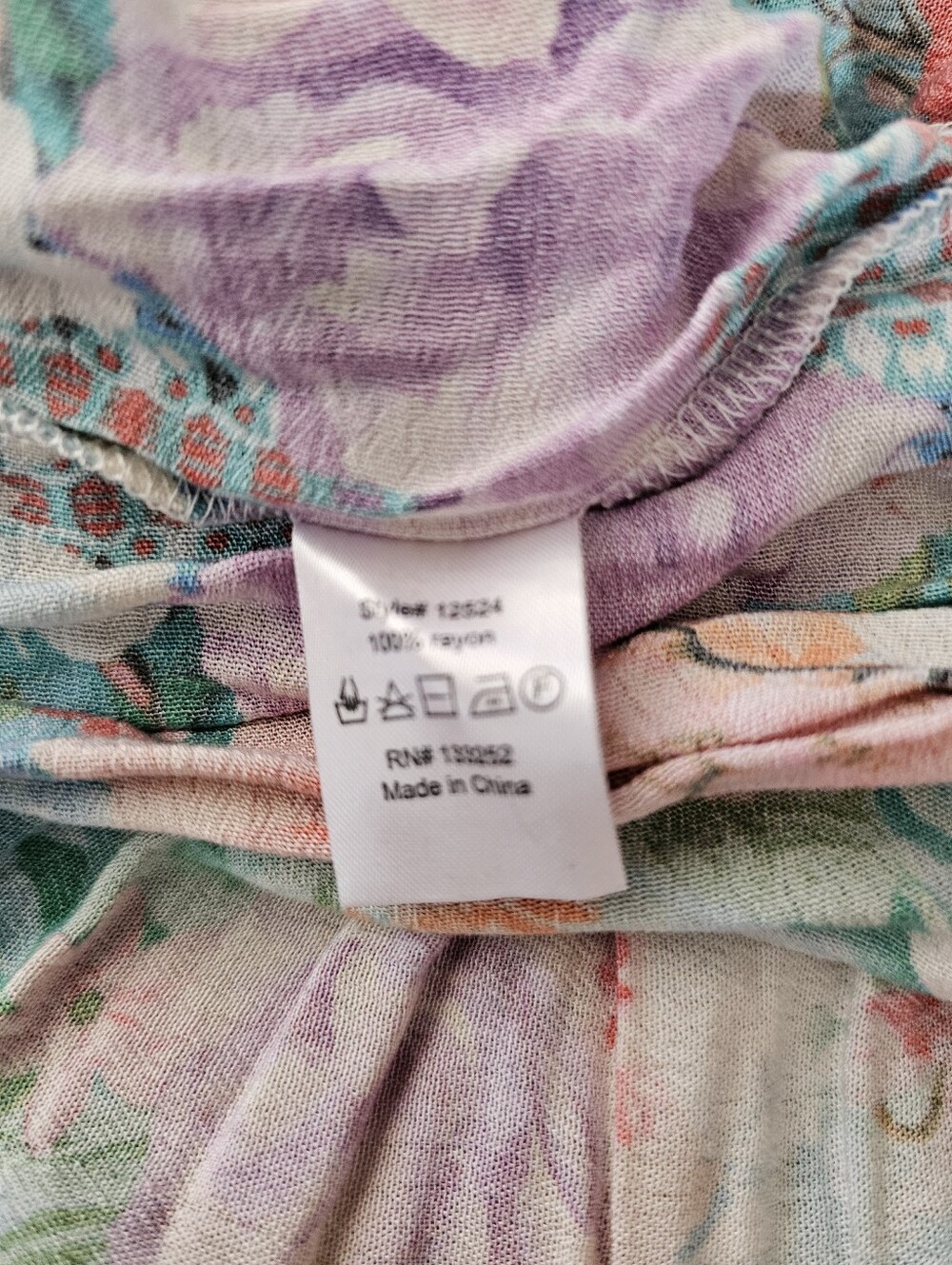 American Beauty Floral Boho Maxi Dress Size L New NWT Rayon Kimono Sleeve - Picture 7 of 11